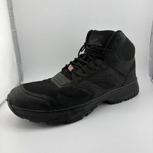 Thorogood Boots Mens Size 9.5 W Black 34002 Tactical Vibram Slip Resistant USA